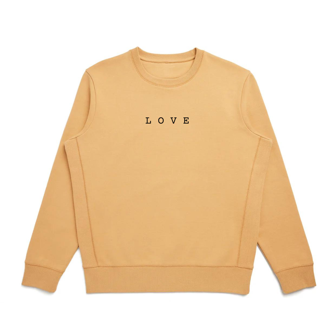 L O V E GOTS® Organic Cotton Sweatshirt